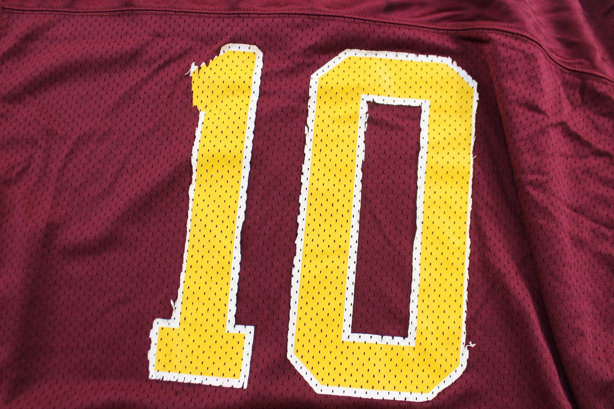 Y2K Nike Logo Arizona State University #10 Football Jersey - ThriftedThreads.com