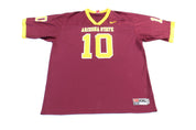 Y2K Nike Logo Arizona State University #10 Football Jersey - ThriftedThreads.com