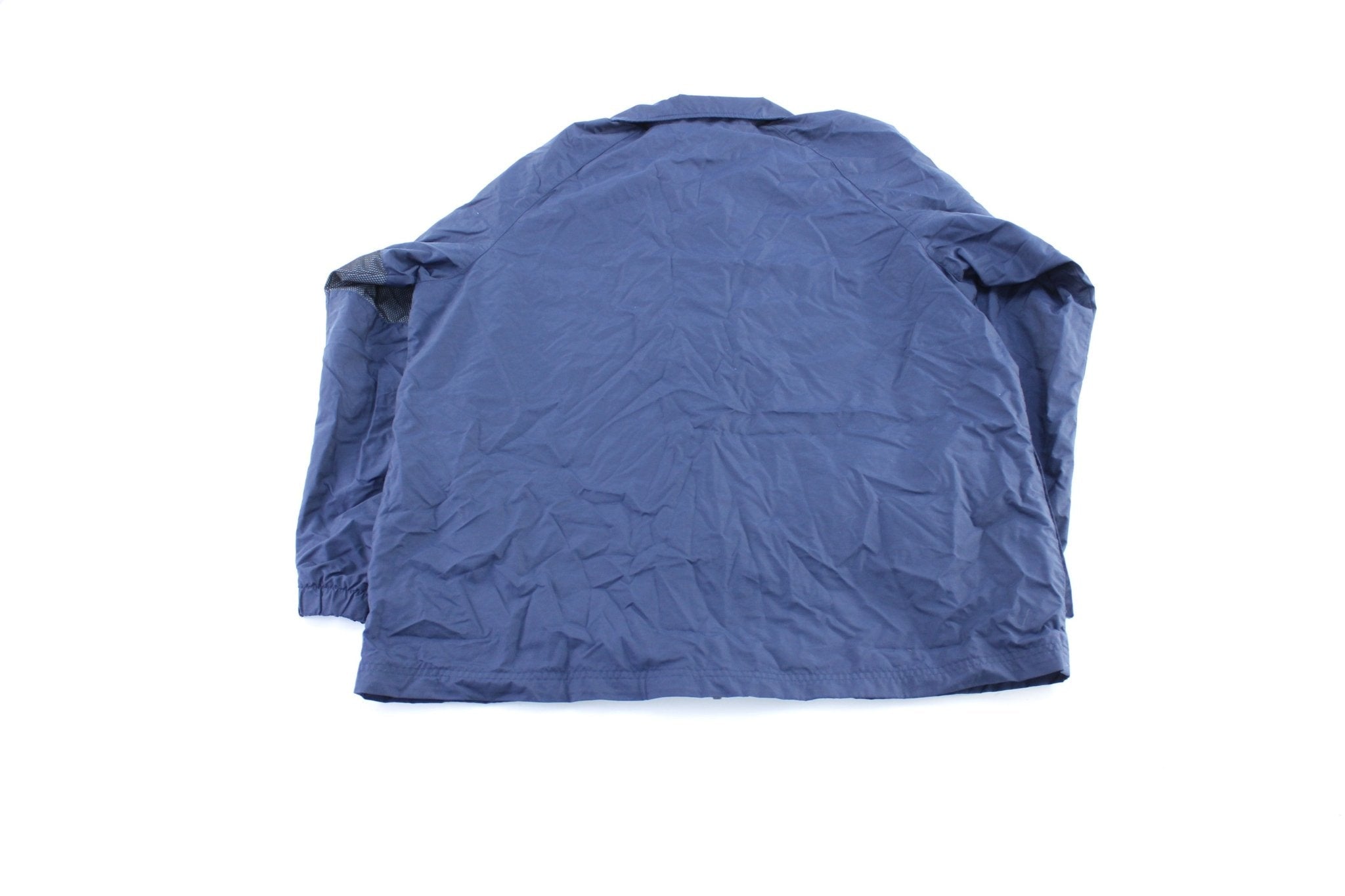 Y2K Nike Logo Blue Windbreaker Zip Up Jacket - Jacket - Thrifted Threads