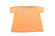 Y2K Nike Logo Orange & Grey T - Shirt - ThriftedThreads.com