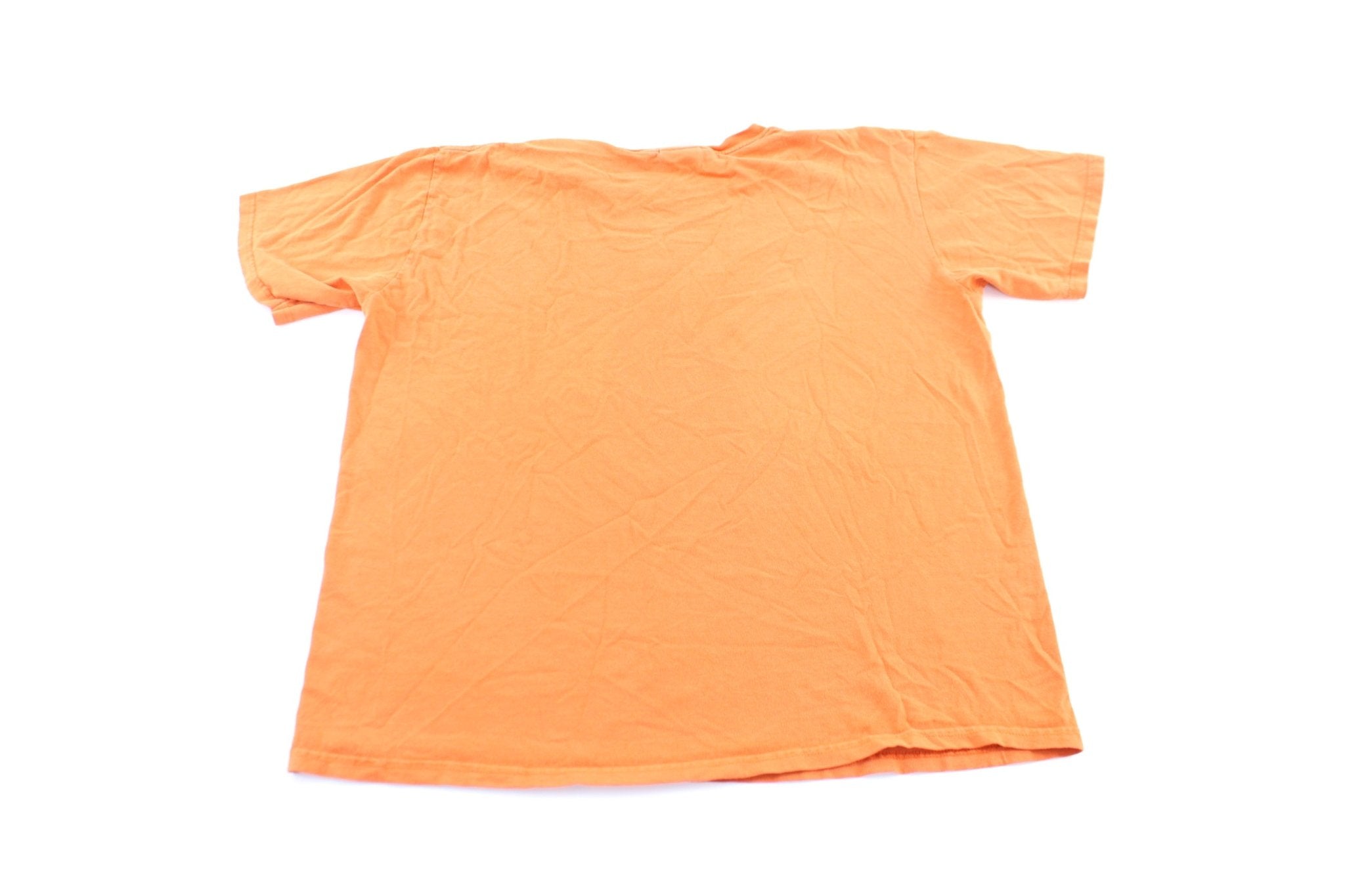 Y2K Nike Logo Orange & Grey T - Shirt - ThriftedThreads.com