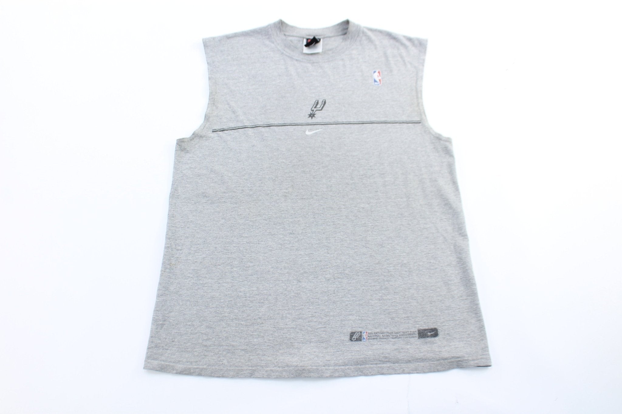Y2K Nike Logo San Antonio Spurs Tank Top - ThriftedThreads.com