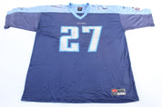 Y2K Nike Logo Tennessee Titans Eddie George Football Jersey - ThriftedThreads.com