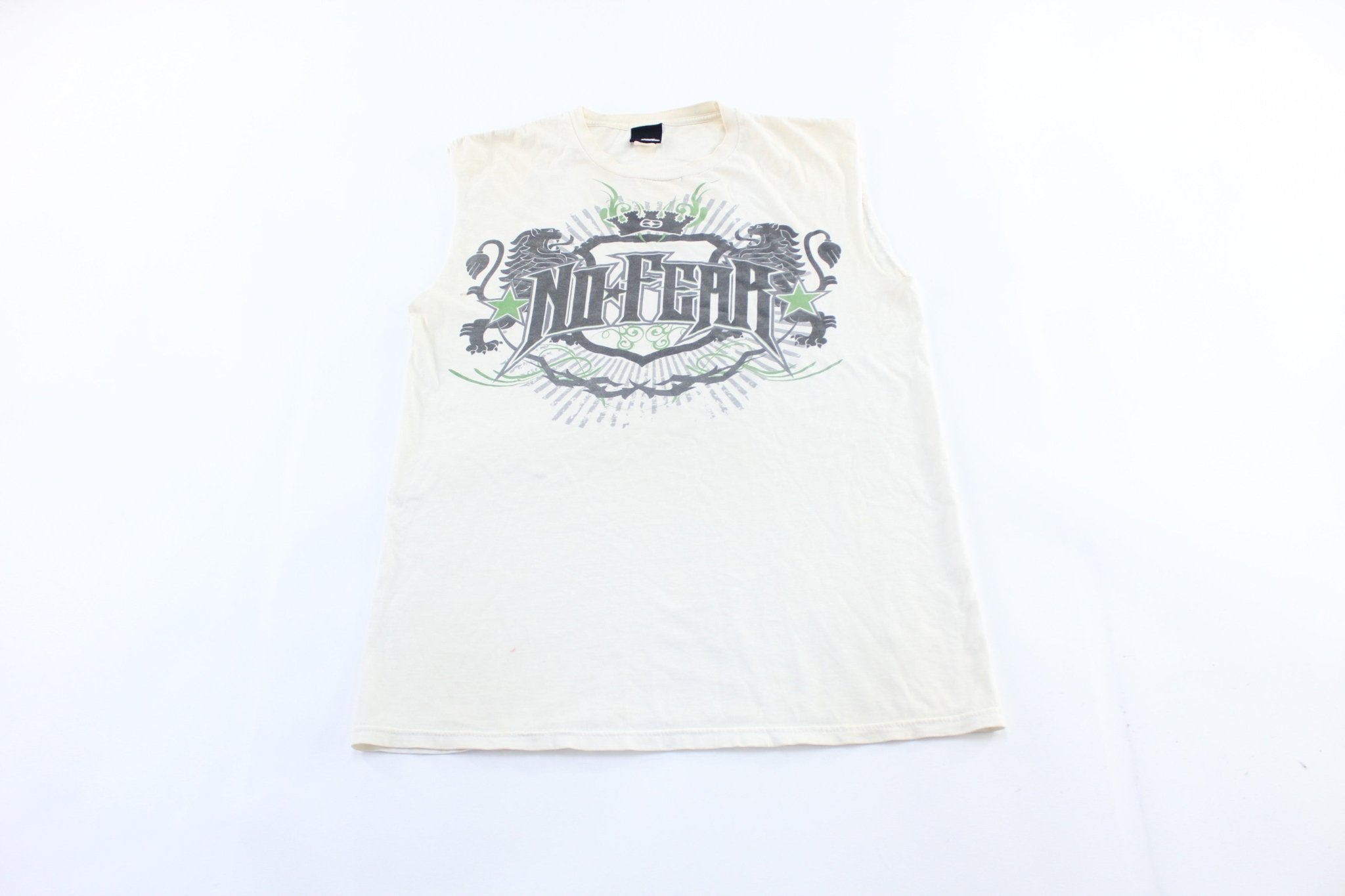 Y2K No Fear Graphic Tank Top - ThriftedThreads.com
