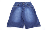 Y2K Noiz Dark Wash Denim Shorts - Pants/Shorts - Thrifted Threads