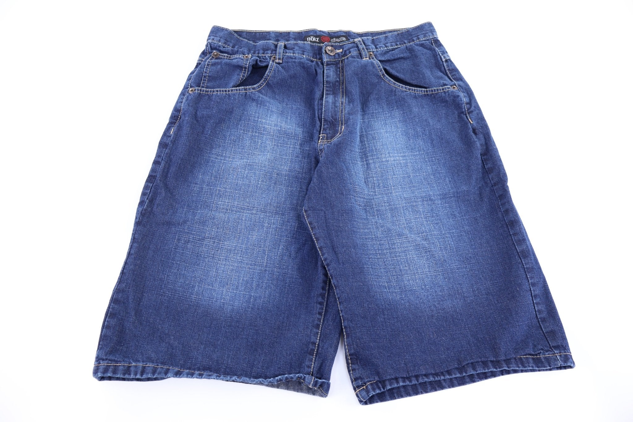Y2K Noiz Dark Wash Denim Shorts - Pants/Shorts - Thrifted Threads