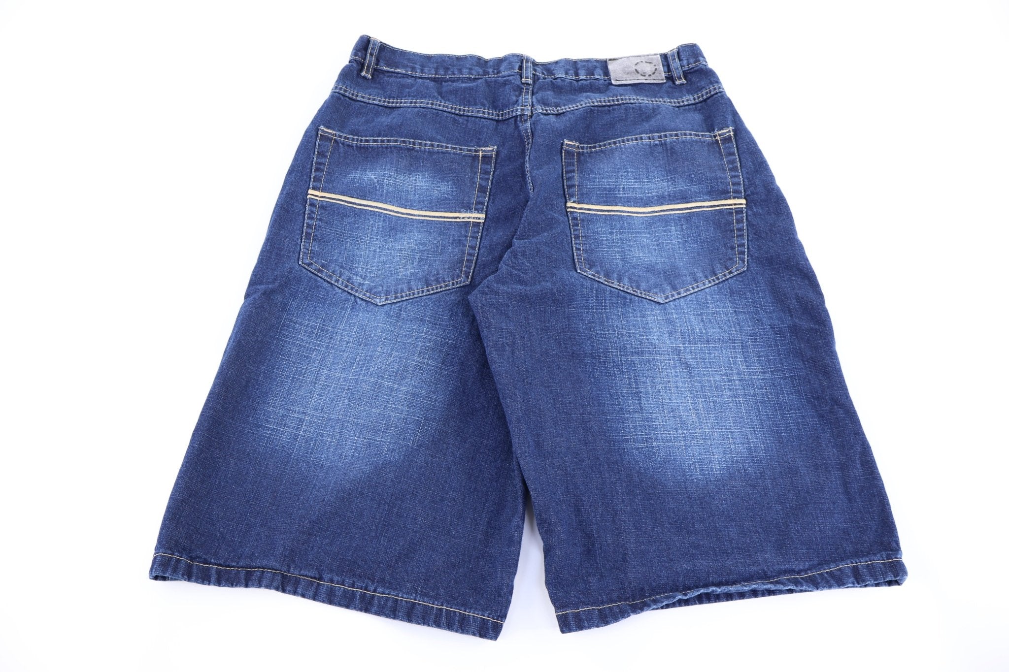 Y2K Noiz Dark Wash Denim Shorts - Pants/Shorts - Thrifted Threads