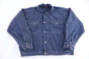 Y2K Nuku Dark Wash Denim Jacket - Jacket - Thrifted Threads