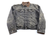 Y2K Old Navy Dark Wash Denim Trucker Jacket - Jacket - Thrifted Threads