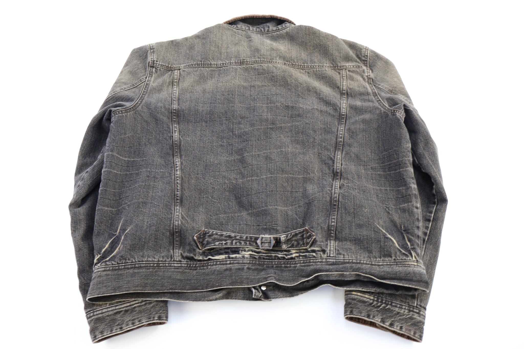Y2K Old Navy Dark Wash Denim Trucker Jacket - Jacket - Thrifted Threads