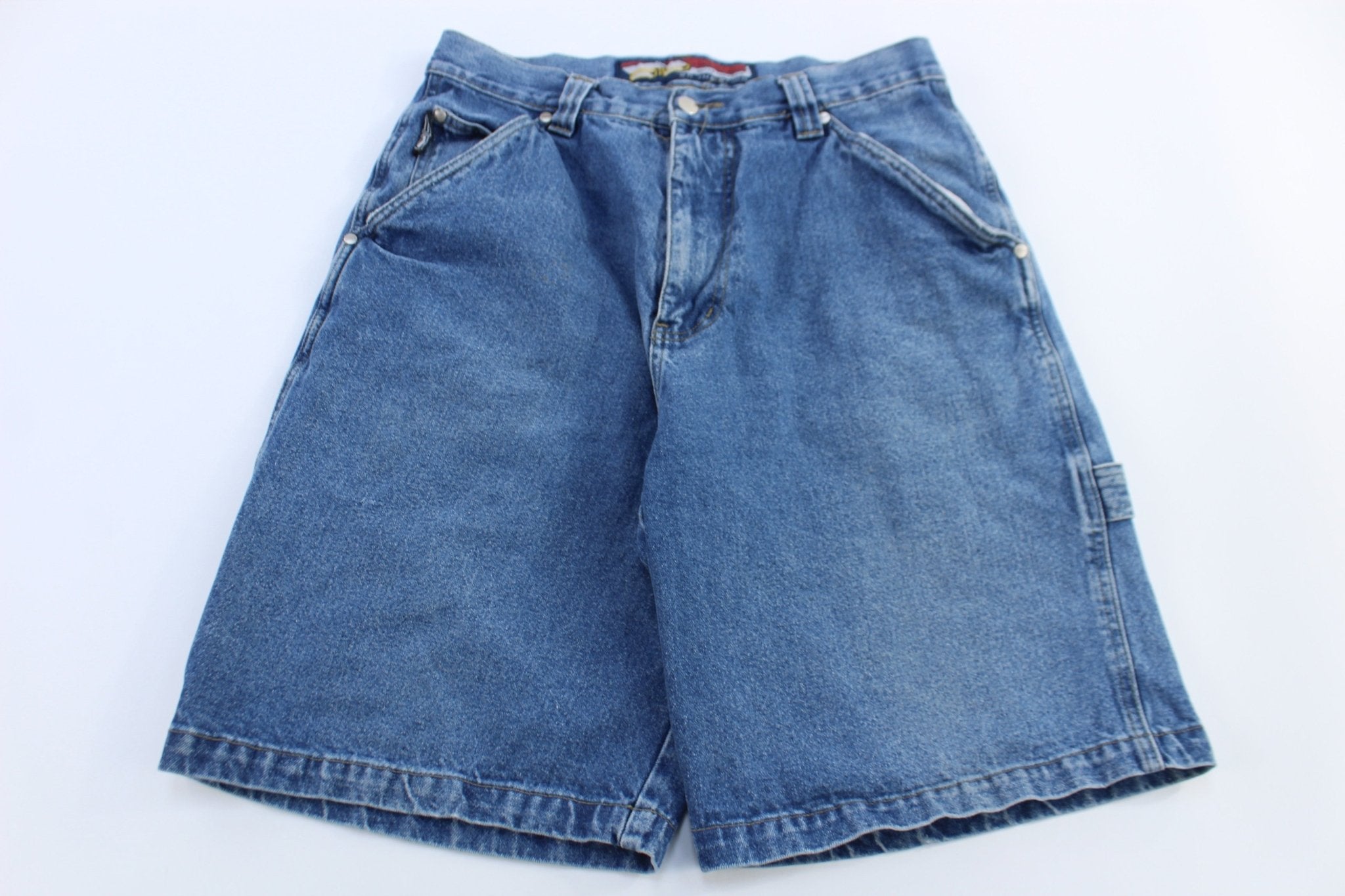 Y2K On The Brink Baggy Denim shorts - ThriftedThreads.com