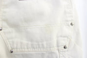 Y2K Paco Sport White Wash Shorts - ThriftedThreads.com