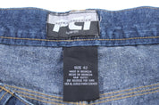 Y2K PCI Jeans Dark Denim Shorts - ThriftedThreads.com