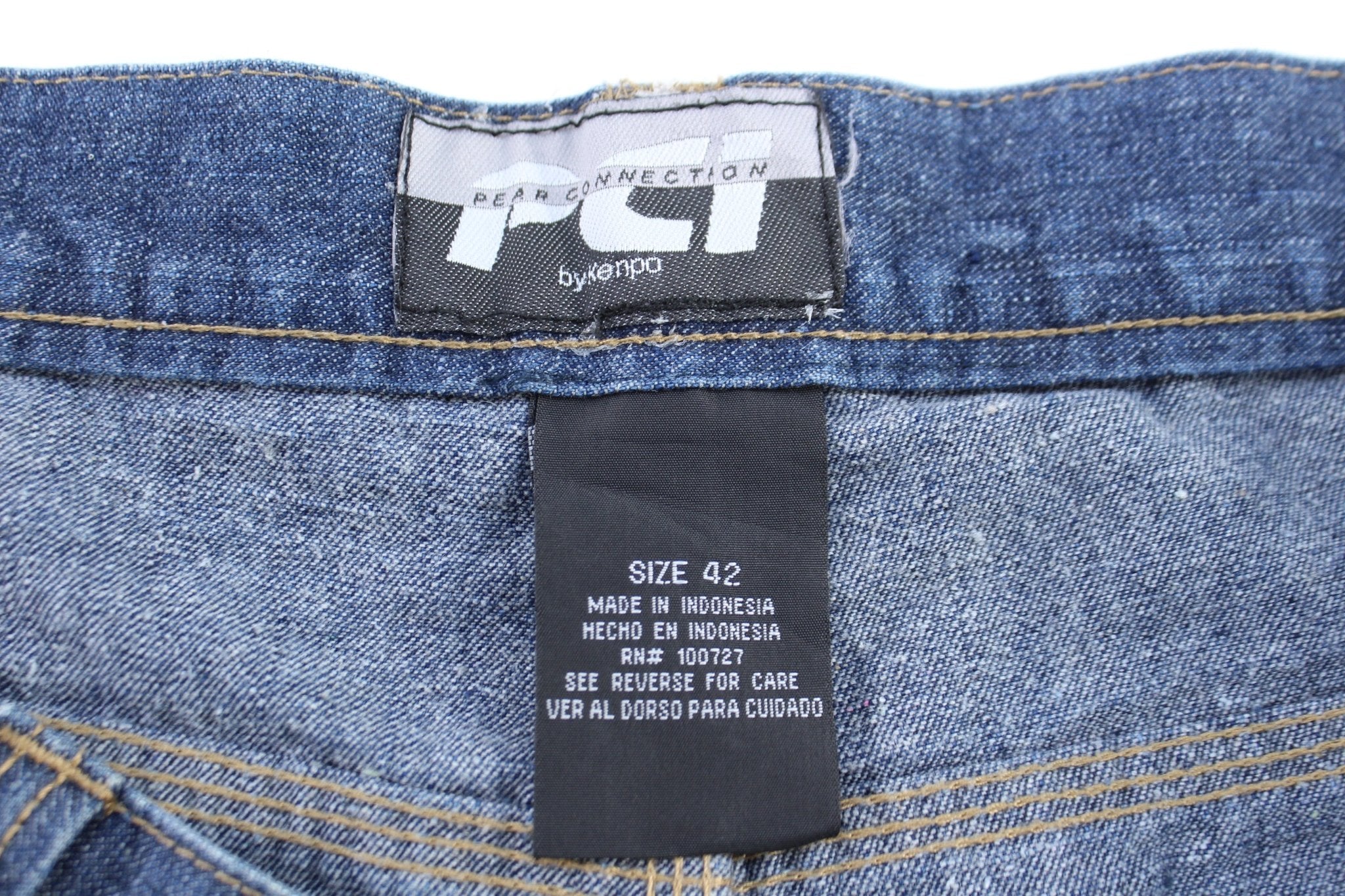 Y2K PCI Jeans Dark Denim Shorts - ThriftedThreads.com