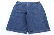 Y2K PCI Jeans Dark Denim Shorts - ThriftedThreads.com
