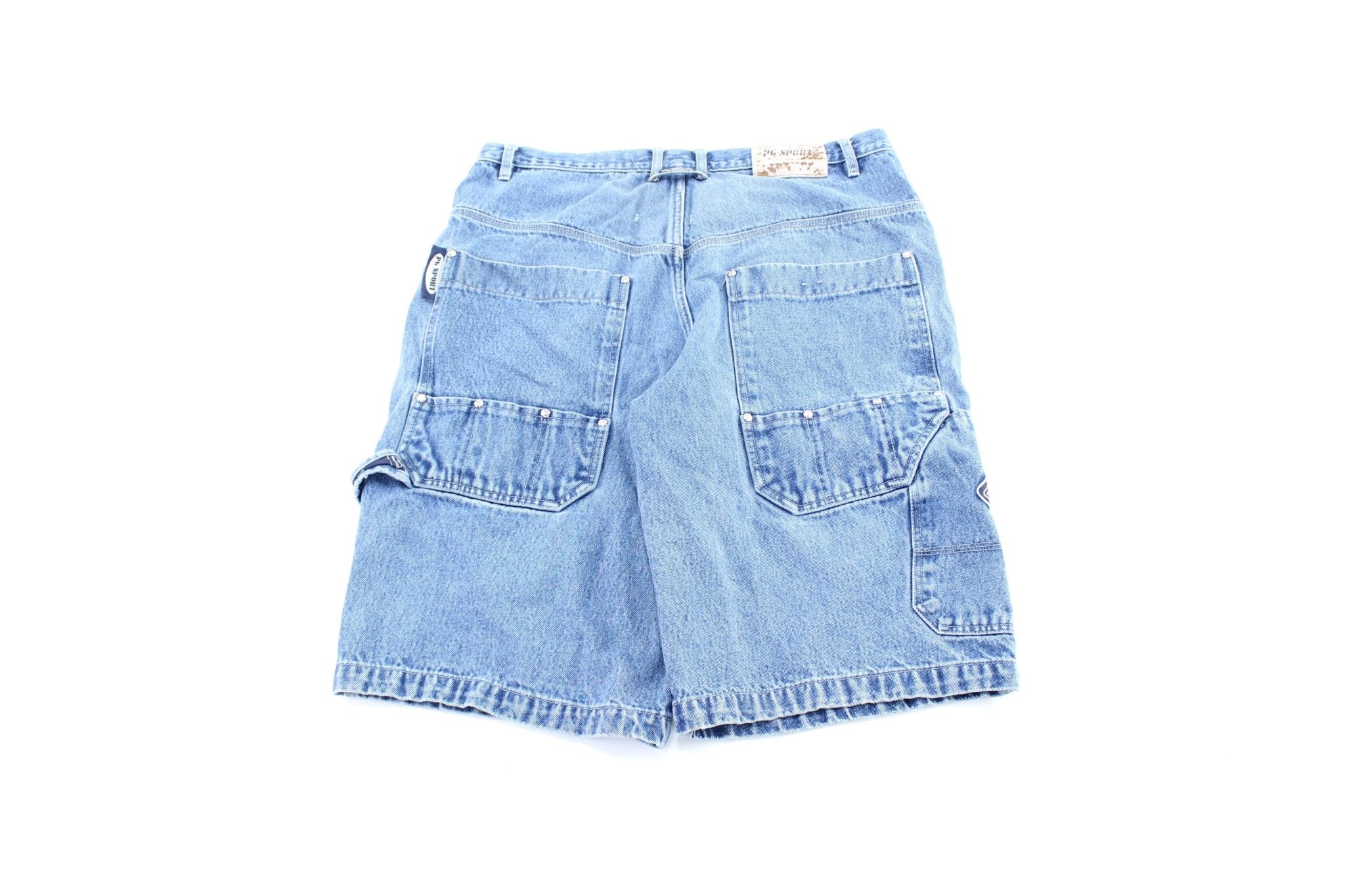 Y2K PG Sport Denim Baggy Shorts - ThriftedThreads.com