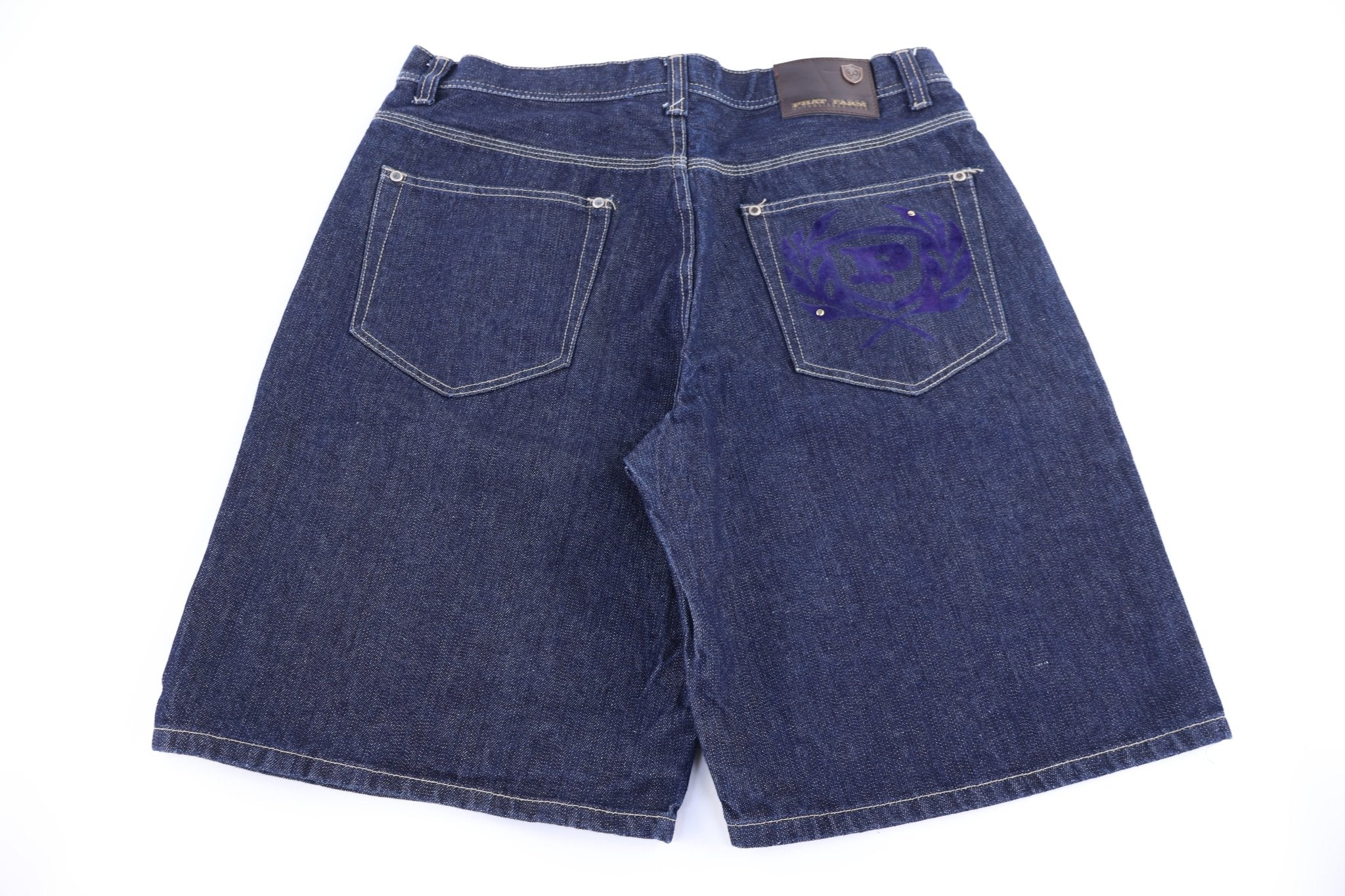 Y2K Phat Farm Dark Wash Denim Shorts - Pants/Shorts - Thrifted Threads