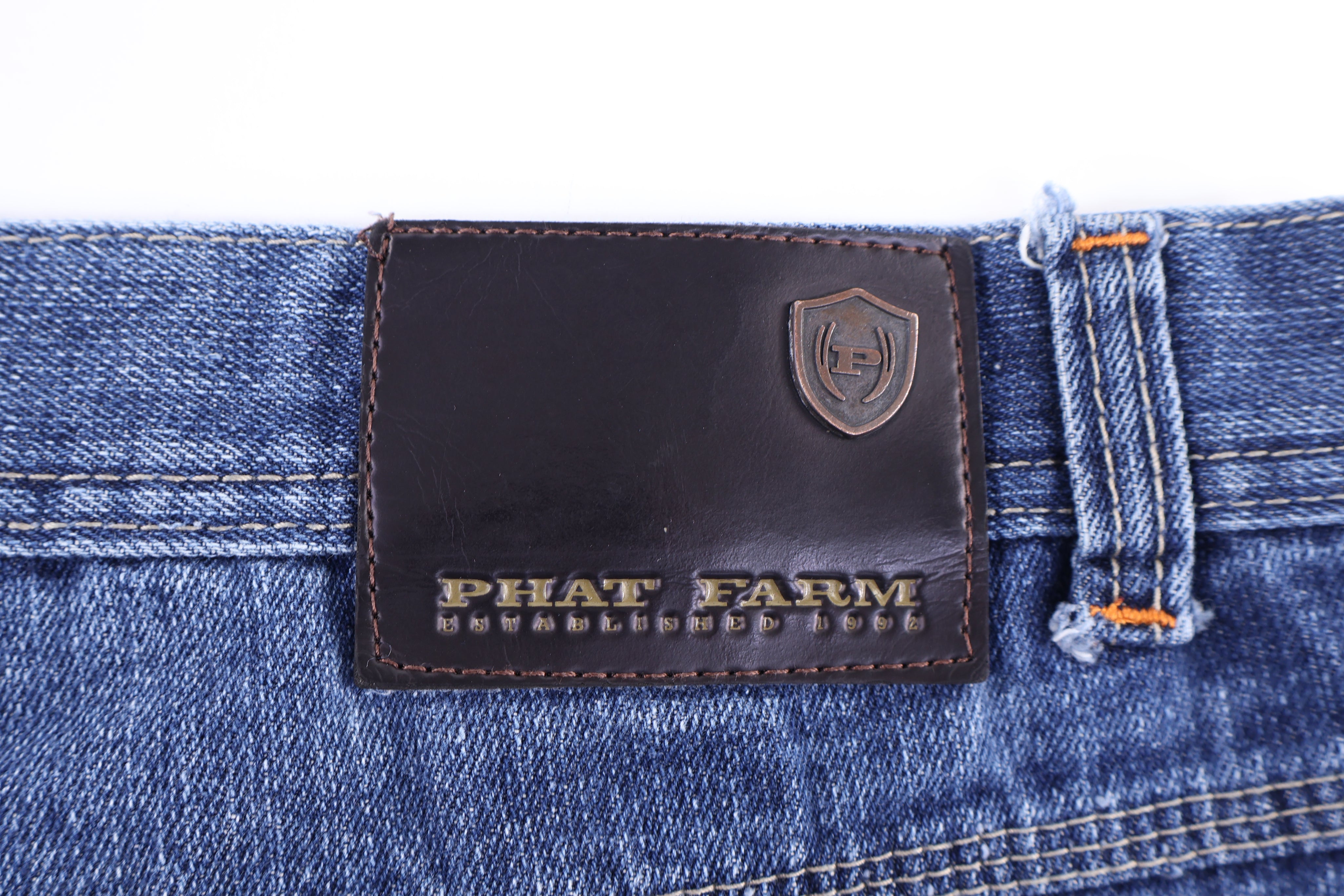 Y2K Phat Farm Dark Wash Denim Shorts - Pants/Shorts - Thrifted Threads