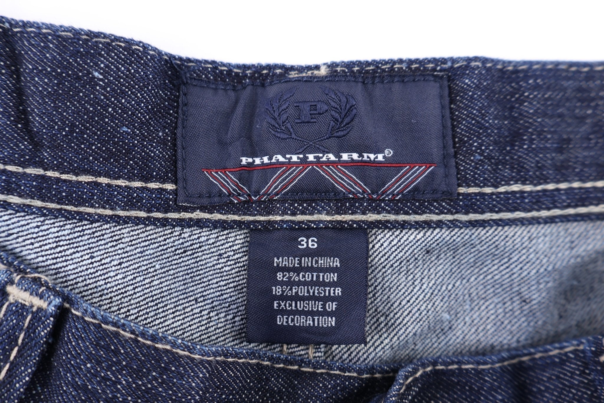 Y2K Phat Farm Dark Wash Denim Shorts - Pants/Shorts - Thrifted Threads