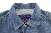 Y2K Phat Farm Embroidered Button Fly Denim Jacket - ThriftedThreads.com