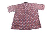 Y2K Phat Farm Flags All Over Print Button Down Shirt - ThriftedThreads.com
