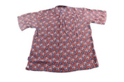 Y2K Phat Farm Flags All Over Print Button Down Shirt - ThriftedThreads.com
