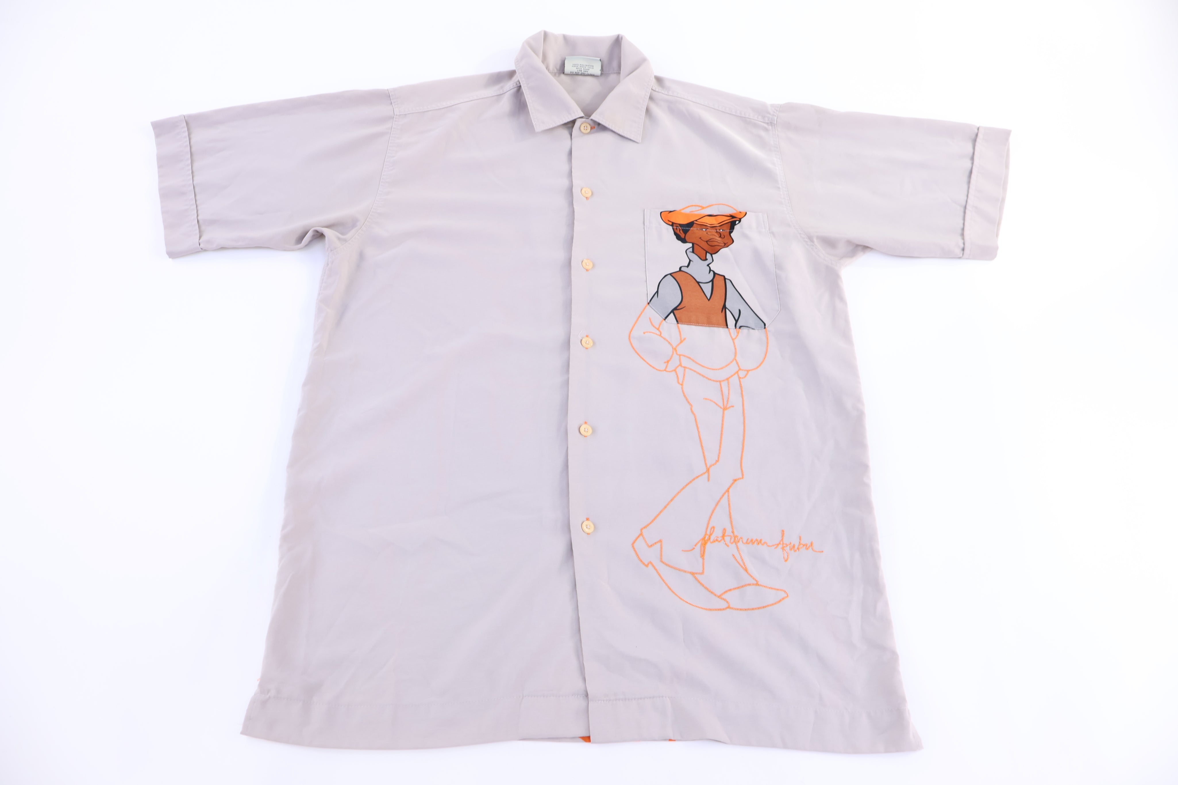 Y2K Platinum Fubu Fat Albert Rudy Button Down - Button Ups/Downs - Thrifted Threads