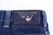 Y2K Pure Playaz Dark Wash Denim shorts - Pants/Shorts - Thrifted Threads