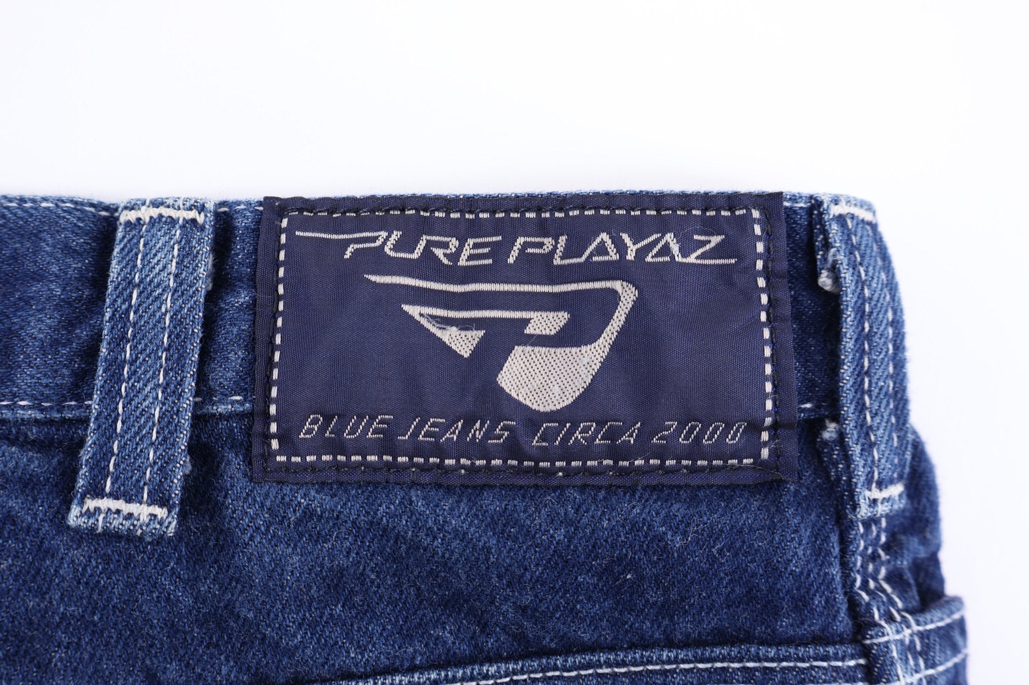 Y2K Pure Playaz Dark Wash Denim shorts - Pants/Shorts - Thrifted Threads