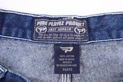 Y2K Pure Playaz Dark Wash Denim shorts - Pants/Shorts - Thrifted Threads