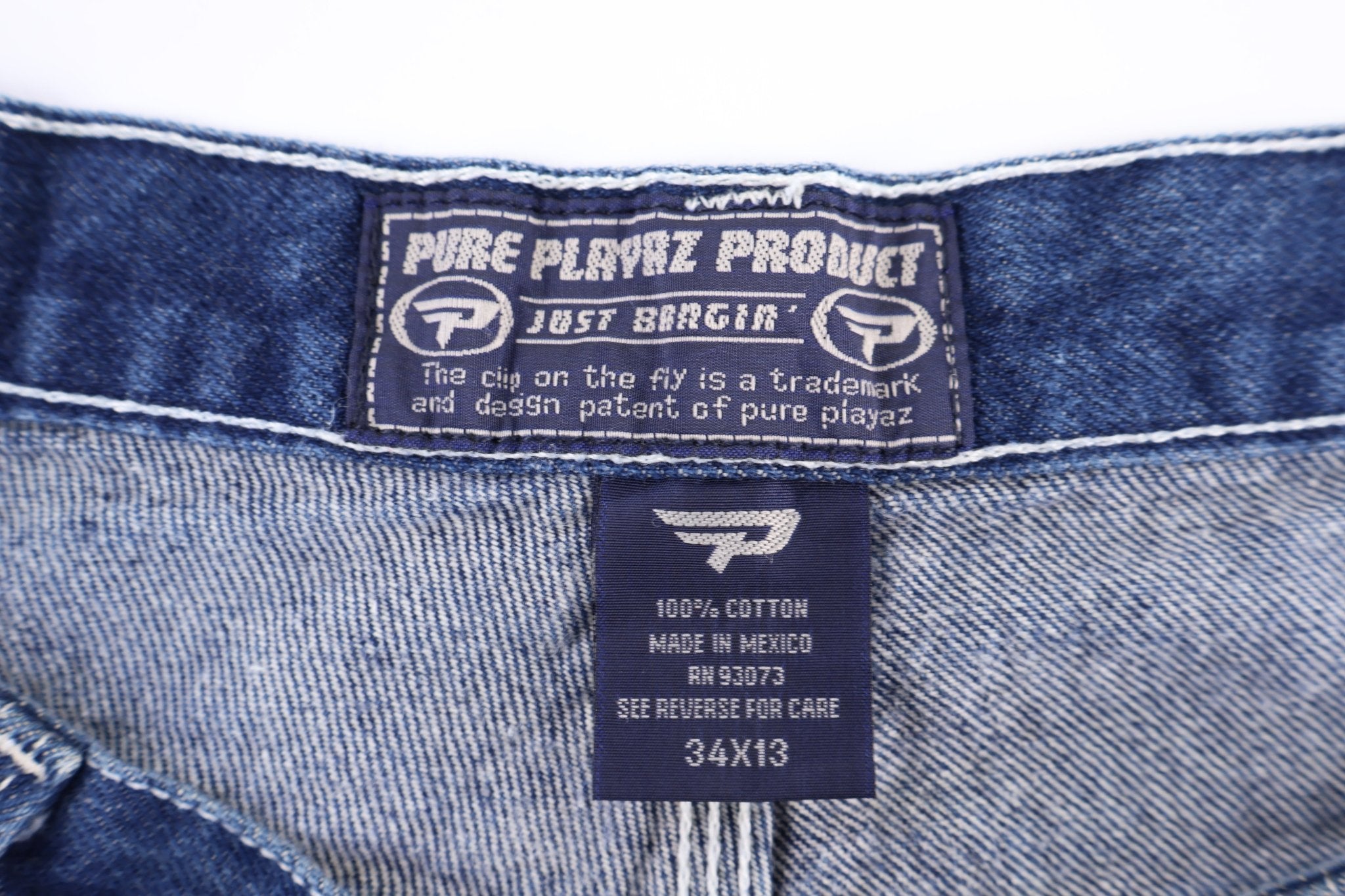 Y2K Pure Playaz Dark Wash Denim shorts - Pants/Shorts - Thrifted Threads