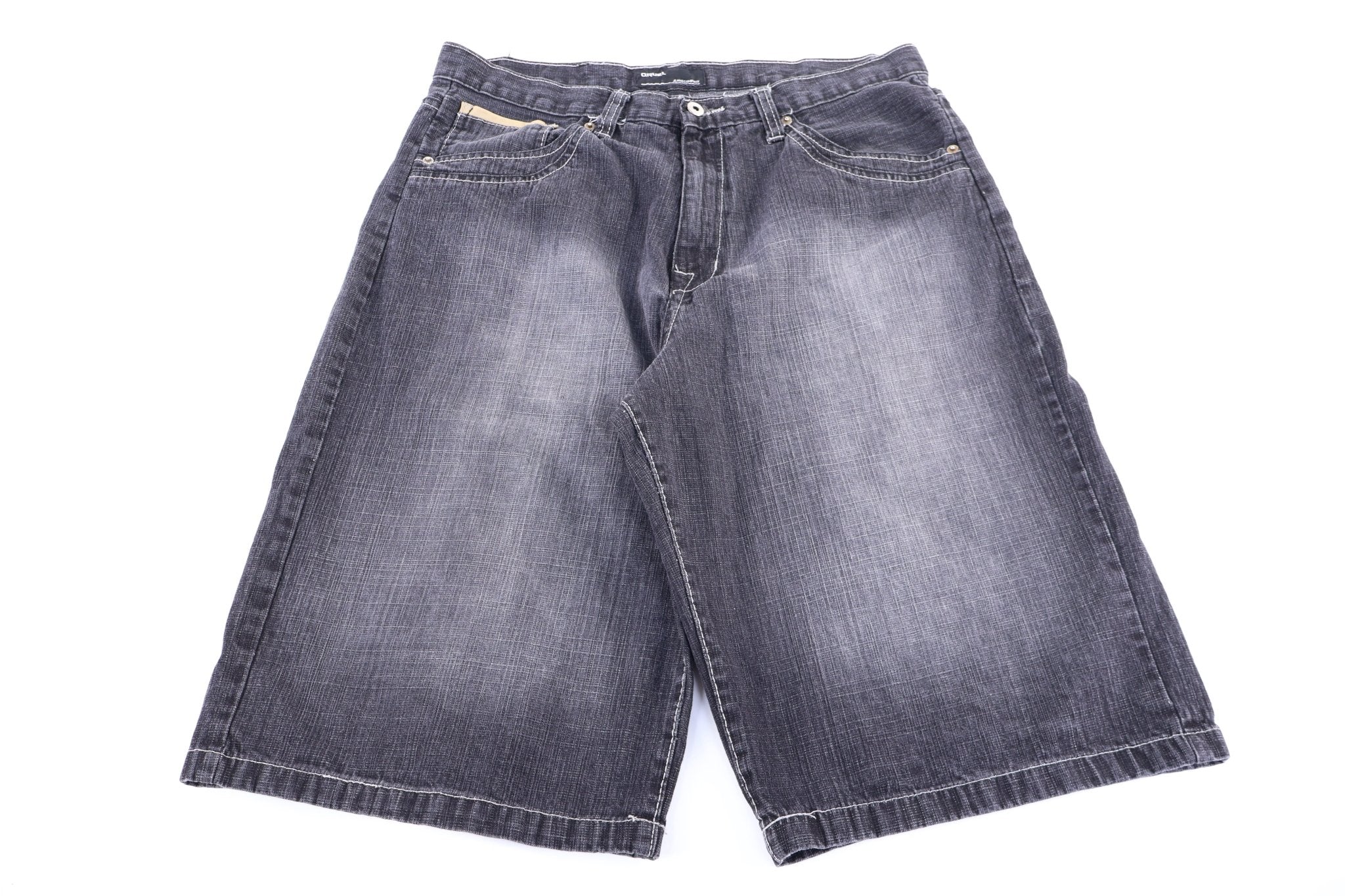 Y2K Qruel Dark Wash Denim Shorts - Pants/Shorts - Thrifted Threads