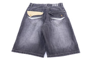 Y2K Qruel Dark Wash Denim Shorts - Pants/Shorts - Thrifted Threads
