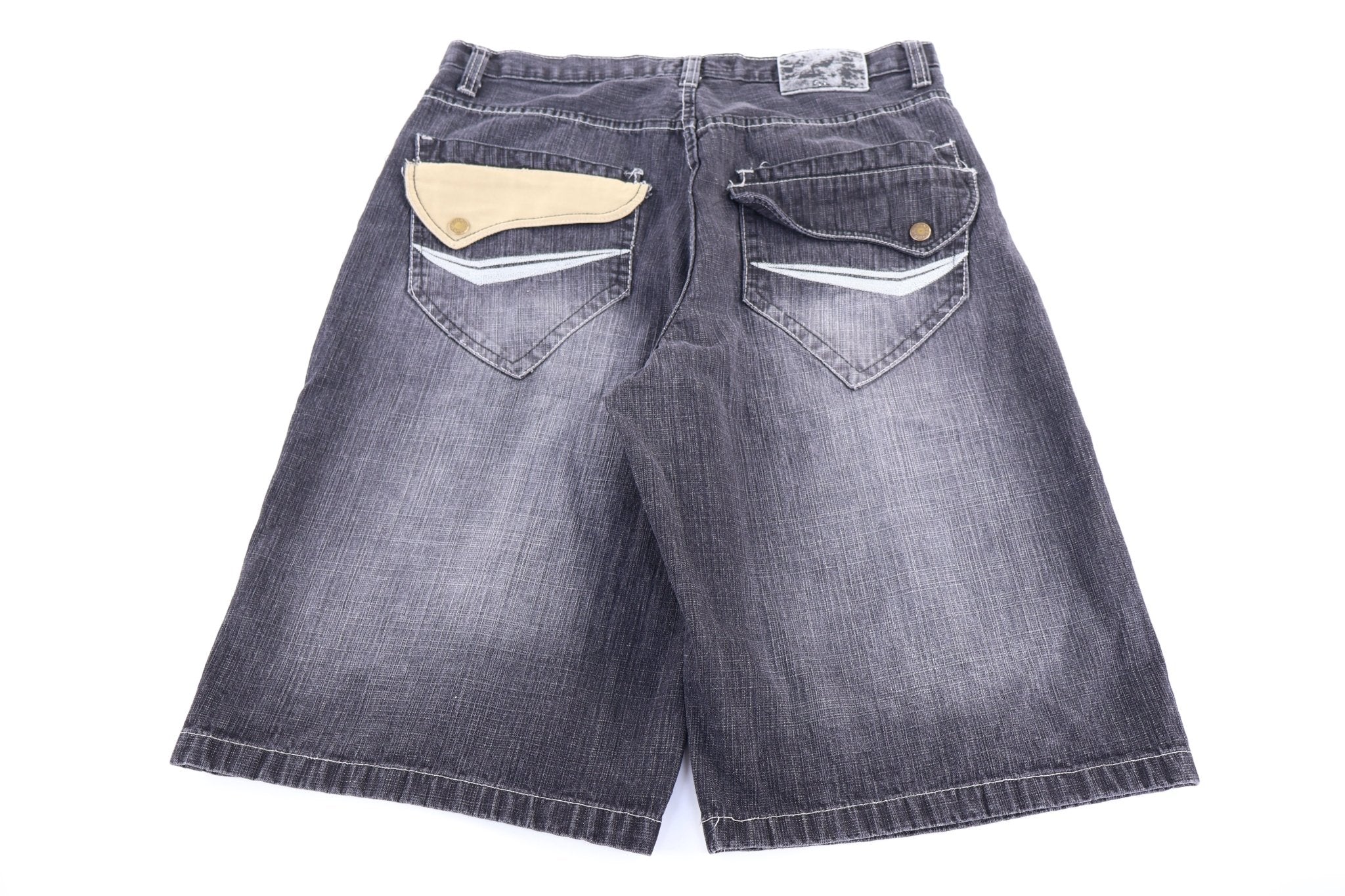 Y2K Qruel Dark Wash Denim Shorts - Pants/Shorts - Thrifted Threads