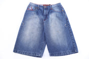Y2K R. BBQ Light Wash Denim Shorts - Pants/Shorts - Thrifted Threads