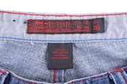 Y2K R. BBQ Light Wash Denim Shorts - Pants/Shorts - Thrifted Threads