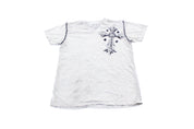 Y2K Rae State Cross Graphic T-Shirt - ThriftedThreads.com