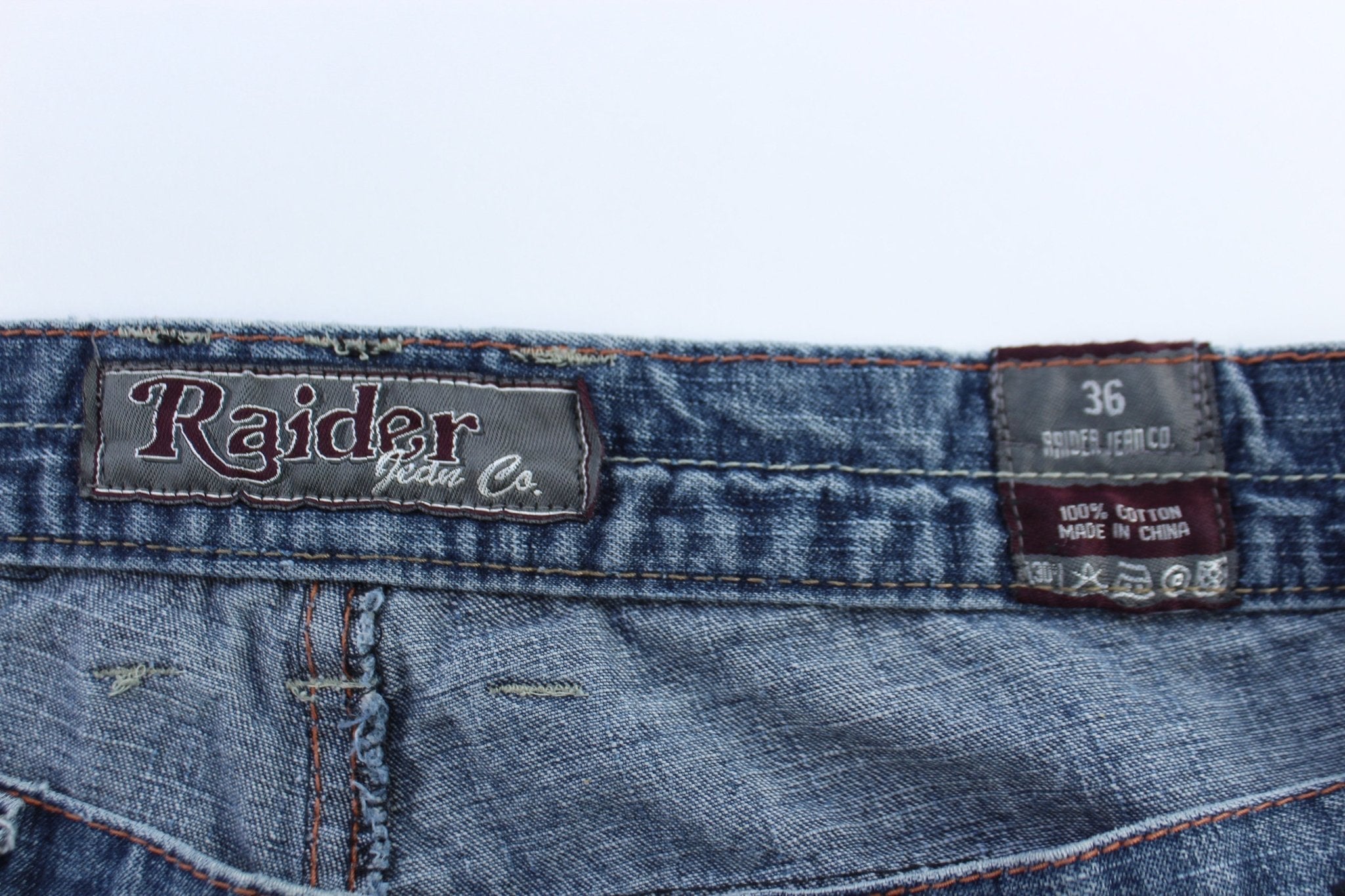 Y2K Raider Medium Wash Denim Shorts - Pants/Shorts - Thrifted Threads