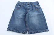 Y2K Raider Medium Wash Denim Shorts - Pants/Shorts - Thrifted Threads