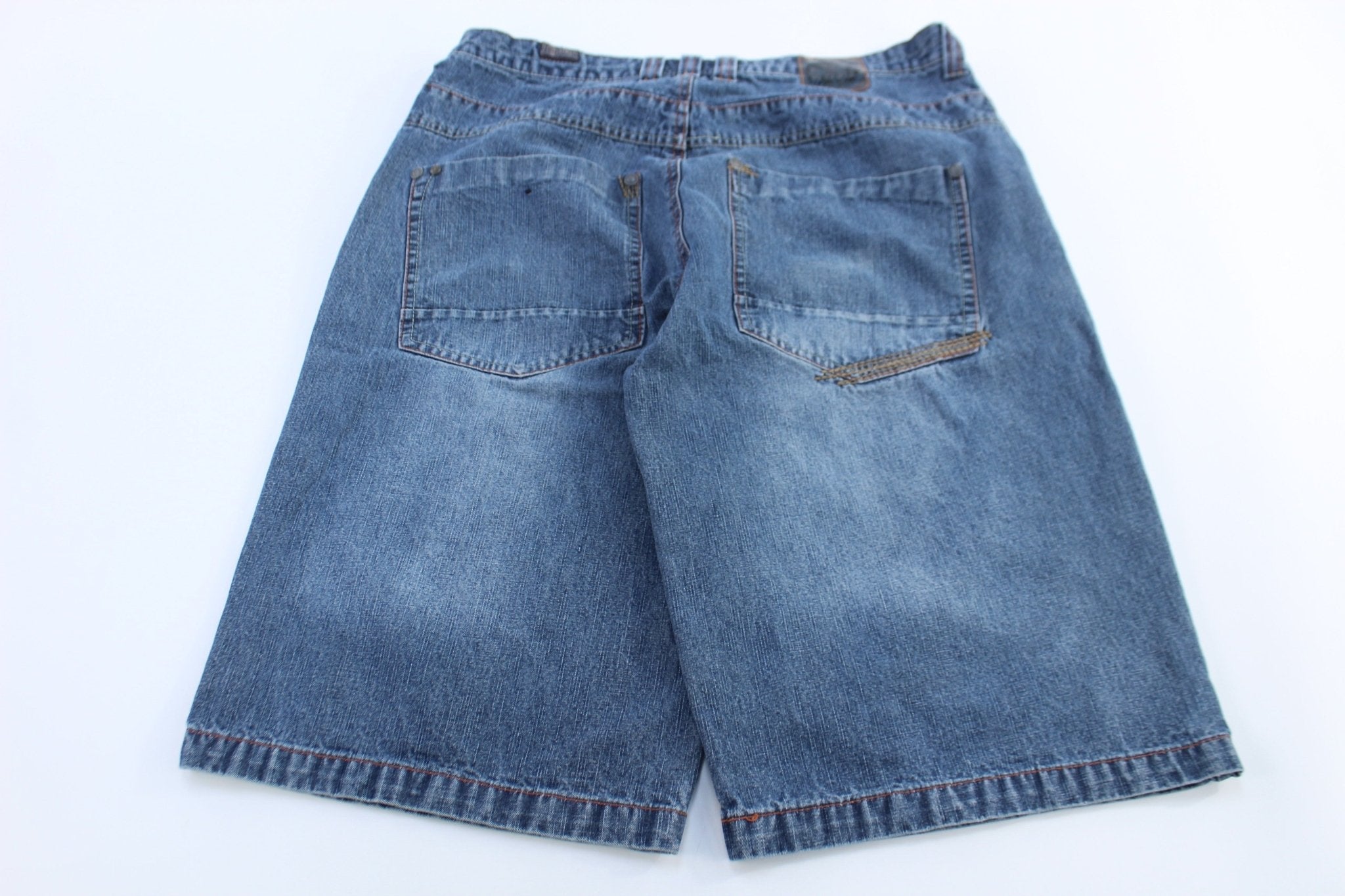 Y2K Raider Medium Wash Denim Shorts - Pants/Shorts - Thrifted Threads