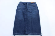 Y2K Raw Blue Capri Denim Pants - Pants/Shorts - Thrifted Threads