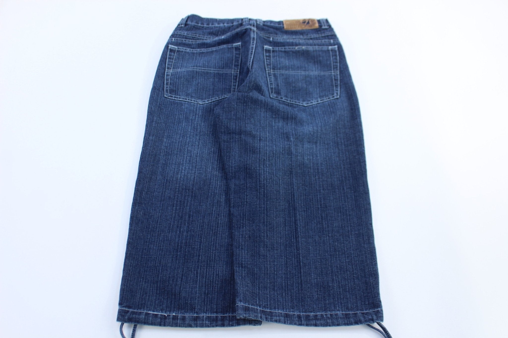 Y2K Raw Blue Capri Denim Pants - Pants/Shorts - Thrifted Threads