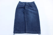 Y2K Raw Blue Capri Denim Pants - Pants/Shorts - Thrifted Threads