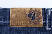 Y2K Raw Blue Capri Denim Pants - Pants/Shorts - Thrifted Threads