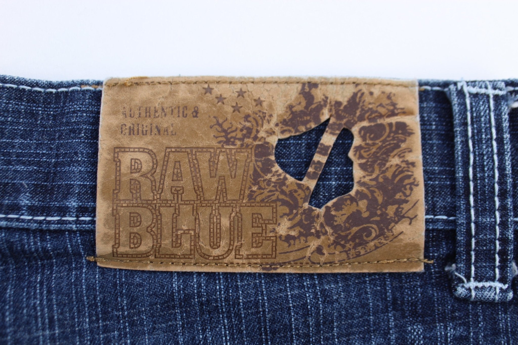 Y2K Raw Blue Capri Denim Pants - Pants/Shorts - Thrifted Threads