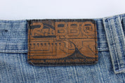Y2K R.BBQ Light Wash Denim Shorts - Pants/Shorts - Thrifted Threads