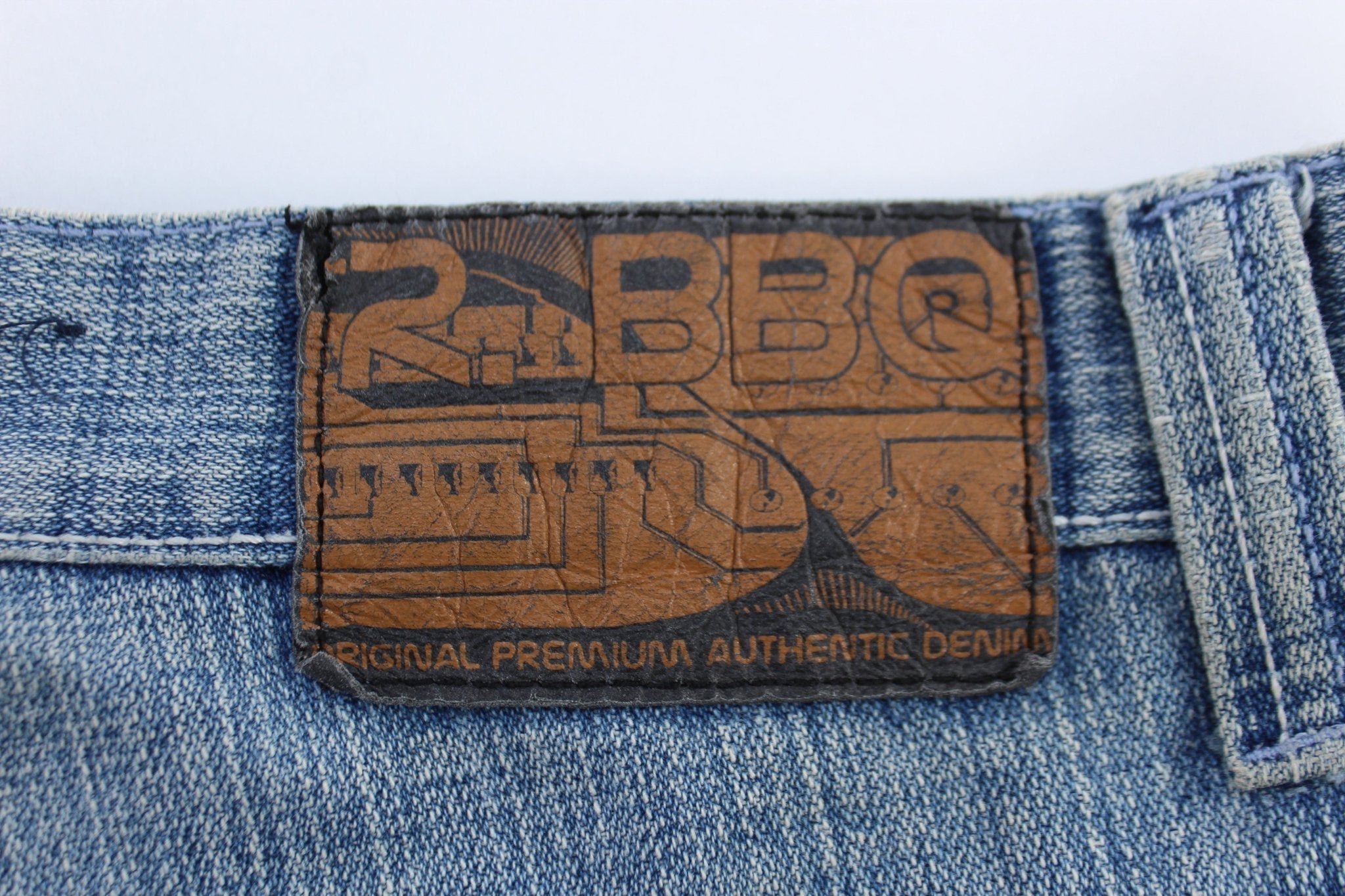 Y2K R.BBQ Light Wash Denim Shorts - Pants/Shorts - Thrifted Threads