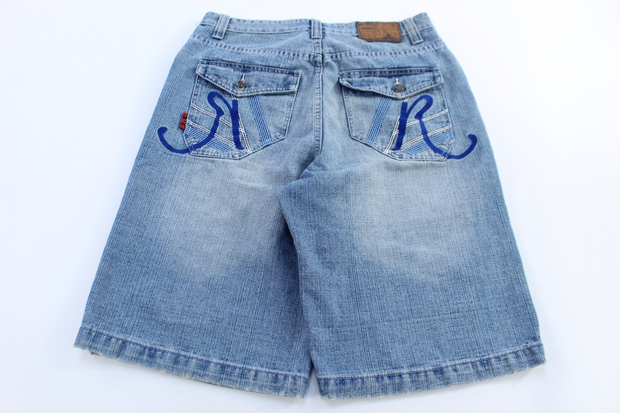 Y2K R.BBQ Light Wash Denim Shorts - Pants/Shorts - Thrifted Threads