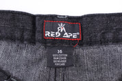 Y2K Red Ape Black Denim Shorts - Pants/Shorts - Thrifted Threads