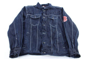 Y2K Red Ape Dark Denim Jacket - Jacket - Thrifted Threads